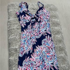 NWT Lilly Pulitzer Maui Maxi Dress in oyster bay